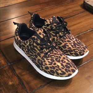 Gianni Bini Leopard Tennis Shoes